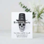 Skull Top Hat  Black RIP naar zijn begroting van t (Staand voorkant)