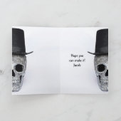 Skull Top Hat  Black White RIP naar zijn 20 (Binnen)