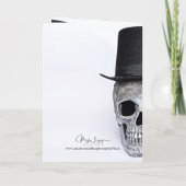 Skull Top Hat  Black White RIP naar zijn 20 (Achterkant)