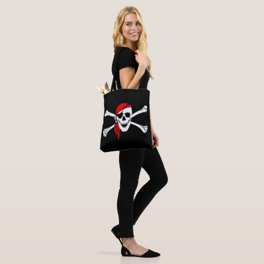 Skull Tote Bag (Op model)