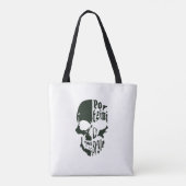 Skull  tote bag (Achterkant)