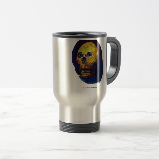 Skull TRAVEL MUG STEEL Reisbeker (Voorkant rechts)