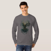 Skull Tree Surreal Dark Nature Long Sleeve T-shirt (Voorkant volledig)