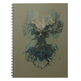 Skull Tree Surreal Dark Nature Notebook Notitieboek