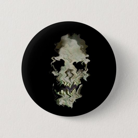 Skull Trip Badge Ronde Button 5,7 Cm (Voorkant)
