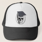 Skull Truck Driving School Afstuderen Trucker Pet (Voorkant)