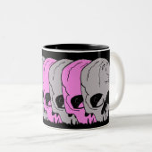 Skull Tweekleurige Koffiemok (Voorkant rechts)
