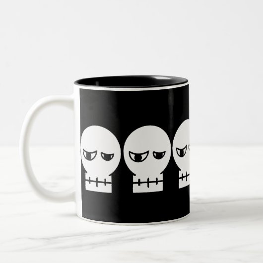 Skull Tweekleurige Koffiemok (Links)