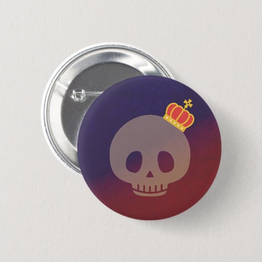 skull uk ronde button 5,7 cm (Voorkant /achterkant)
