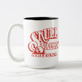 Skull Valley, Arizona Tweekleurige Koffiemok (Links)