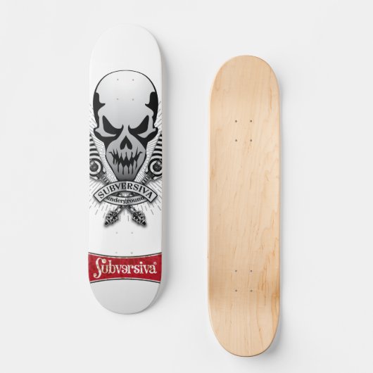 Skull-VFLY-001 Persoonlijk Skateboard (Voorkant)