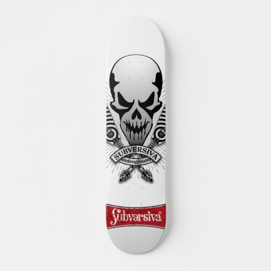 Skull-VFLY-001 Persoonlijk Skateboard (Voorkant)