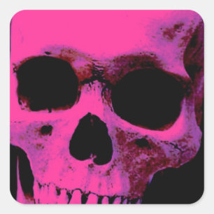 Skull Vierkante Sticker