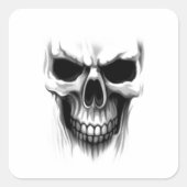 Skull Vierkante Sticker (Voorkant)