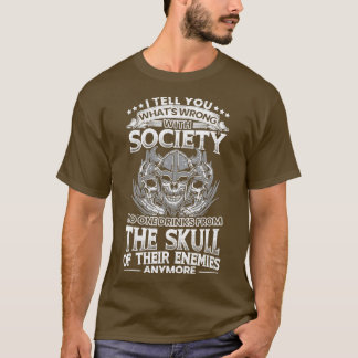 Skull Viking Kratos Ax Seax Norse Classic TShirt
