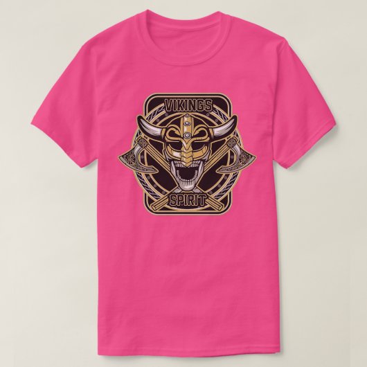 Skull Vikings Spirit T-shirt (Design voorkant)