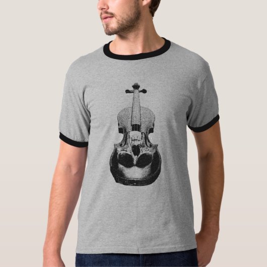 Skull Violin T-shirt (Voorkant)