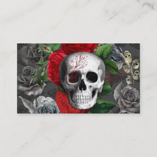 Skull Visitekaartje (Achterkant)