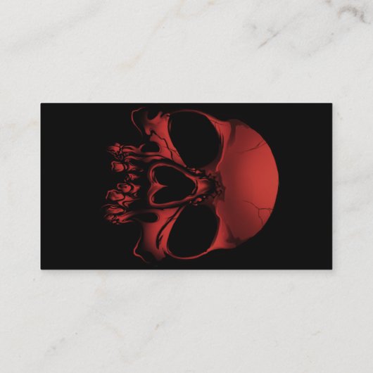 Skull Visitekaartje (Achterkant)