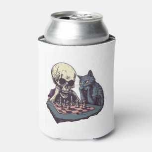 Skull vs Cat � Grappig Schaakgevecht Blikjeskoeler