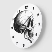 Skull Wall Clock Grote Klok (Hoek)