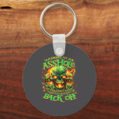 Skull Warning I'm An-if You Don't Want Your Feelin Sleutelhanger (Voorkant)