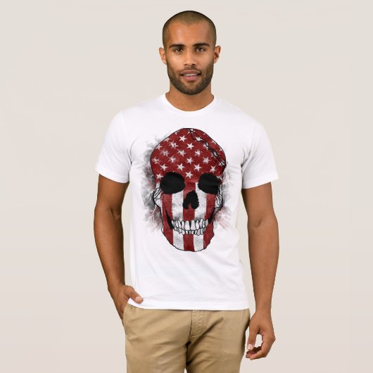 Skull Warrior Soldier T-shirt (Voorkant volledig)