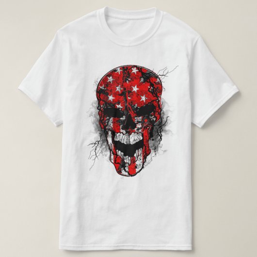Skull Warrior Soldier T-shirt (Design voorkant)