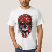 Skull Warrior Soldier T-shirt (Voorkant)