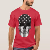 Skull Warrior USA T-shirt (Voorkant)