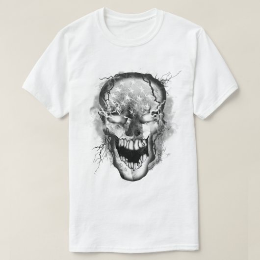 Skull Warrior Verenigde Staten T-shirt (Design voorkant)