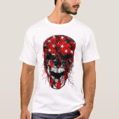 Skull Warrior voor het leven T-shirt (Voorkant)