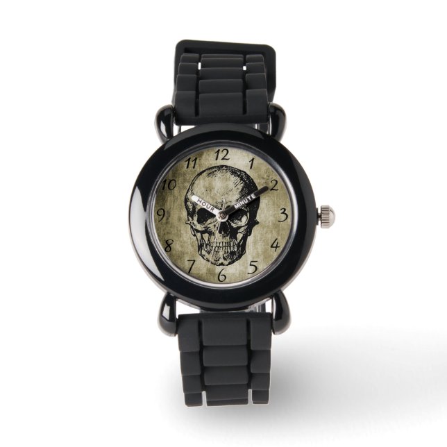 Skull Watch Horloge (Voorkant)