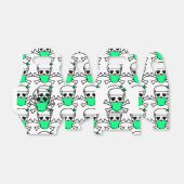 Skull Wearing Mask Thunder_Cove Bedankdoosjes (Uitgevouwen)