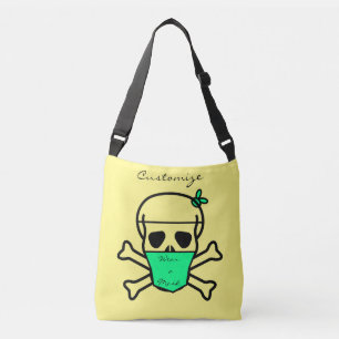 Skull Wearing Mask Thunder_Cove Crossbody Tas