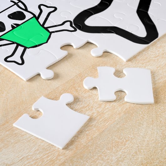 Skull Wearing Mask Thunder_Cove Legpuzzel (Zijkant)