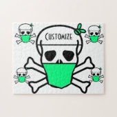 Skull Wearing Mask Thunder_Cove Legpuzzel (Horizontaal)