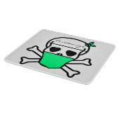 Skull Wearing Mask Thunder_Cove Snijplank (Hoek)