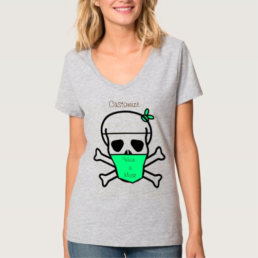 Skull Wearing Mask Thunder_Cove T-shirt (Voorkant)