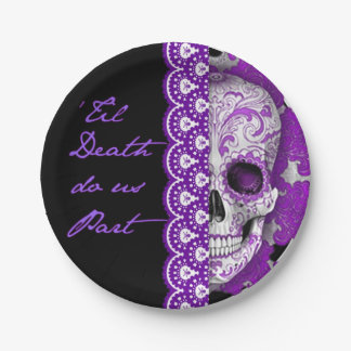 Skull Weddenschap Paper Bord 7 inch