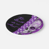 Skull Weddenschap Paper Bord 7 inch (Gekanteld)