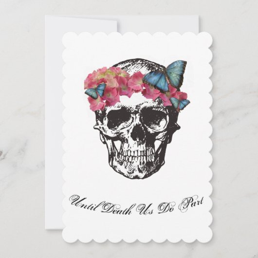 Skull Wedding - Totdat de dood ons in staat stelt  Kaart (Voorkant)