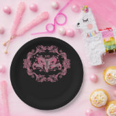 Skull Whimsigoth esthetisch Papieren Bordje (Feest)