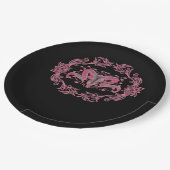Skull Whimsigoth esthetisch Papieren Bordje (Gekanteld)