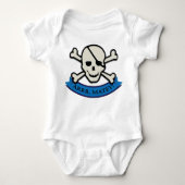 Skull - White Baby Jersey Bodysuit (Voorkant)