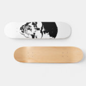 Skull White Skateboard (Horizontaal)
