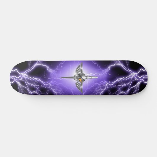 Skull Winged Persoonlijk Skateboard (Horizontaal)