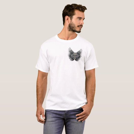 Skull & Wings T-shirt (Voorkant volledig)