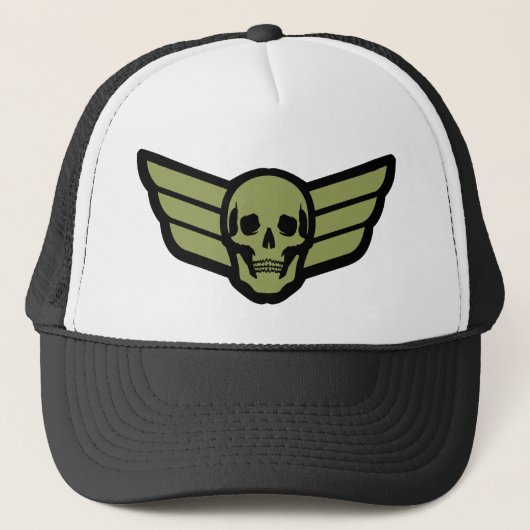 Skull Wings Trucker Pet (Voorkant)