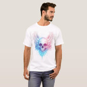 Skull with Angel Wings T-shirt (Voorkant volledig)